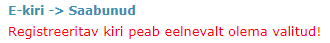 !Delivery confirmation