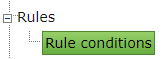 !Rule conditions