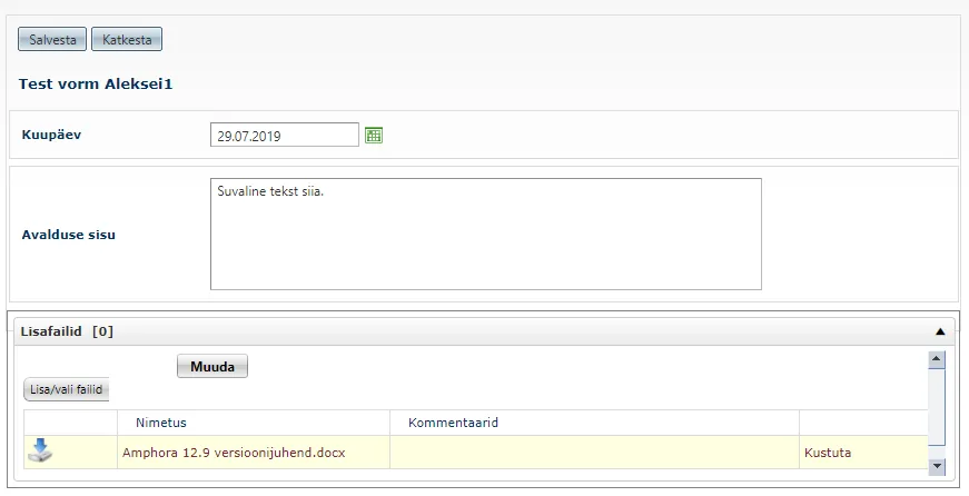 Application Composition View