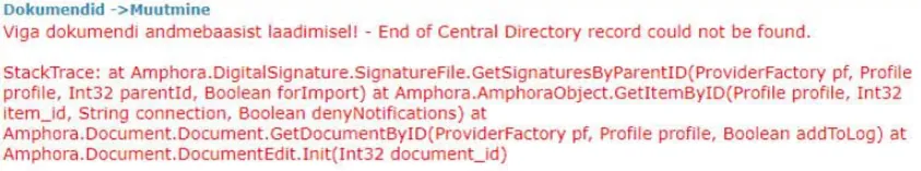 !Opening document with faulty signature container