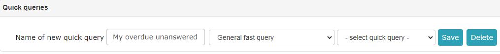 !Document quick query
