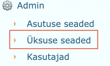 !New Unit Settings Link