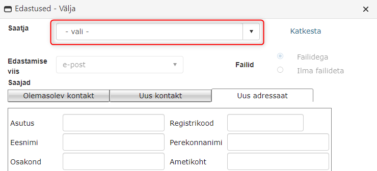 !User dropdown
