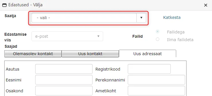 !User dropdown