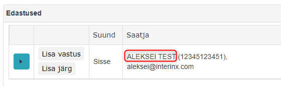 !Sender name before