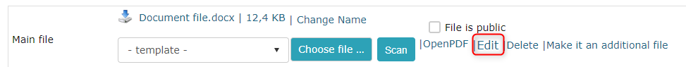 !WebDAV Edit button