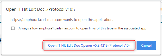 !Open IT Hit Edit Doc Opener button