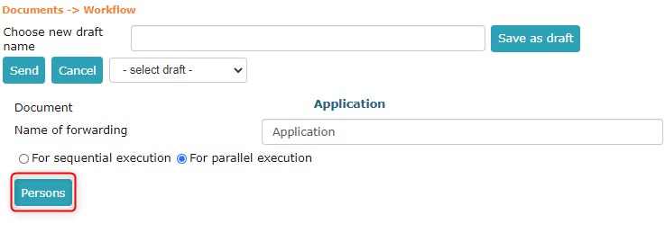 !Persons button in processing creation view