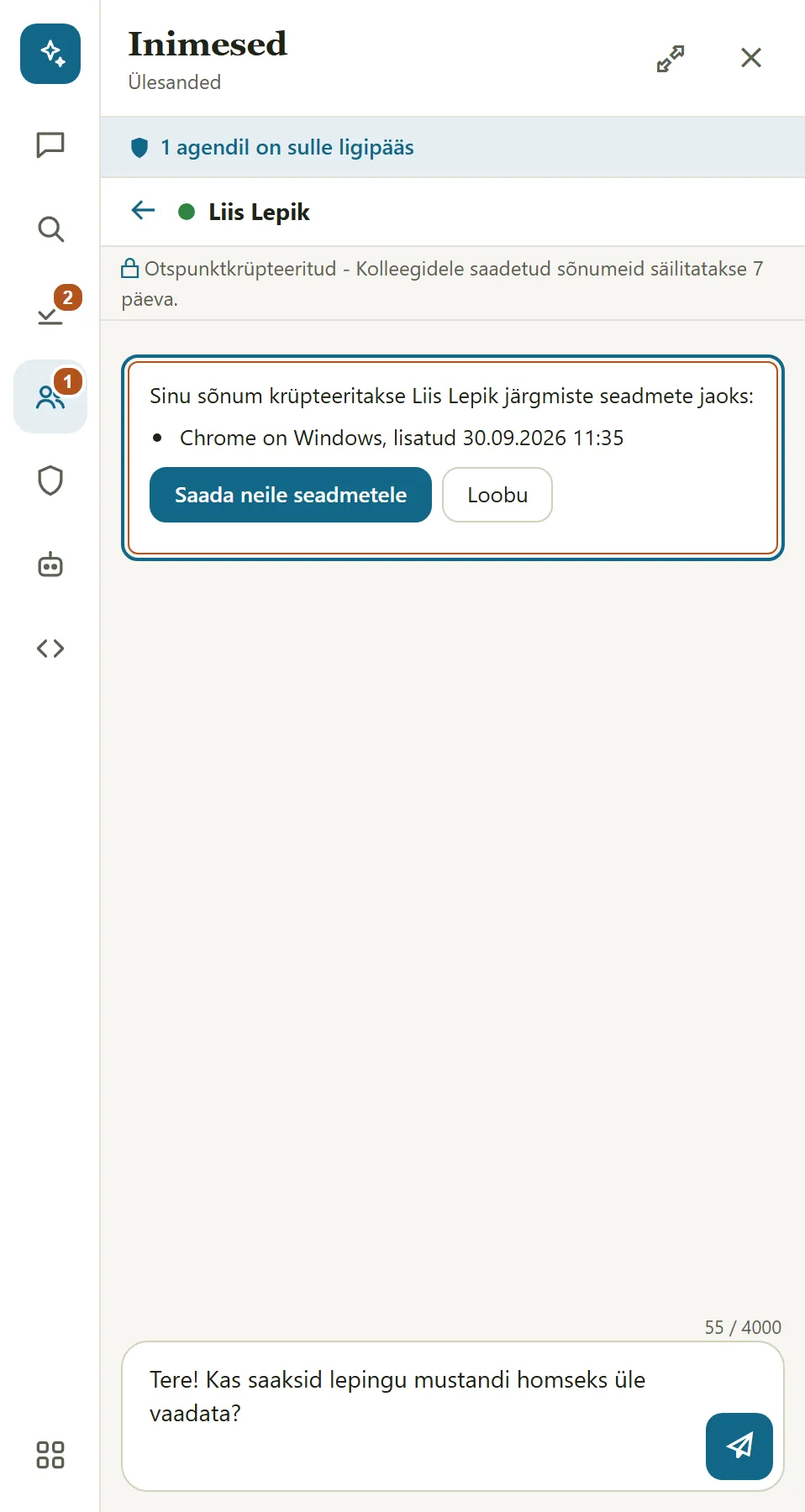 !Uue seadme teade