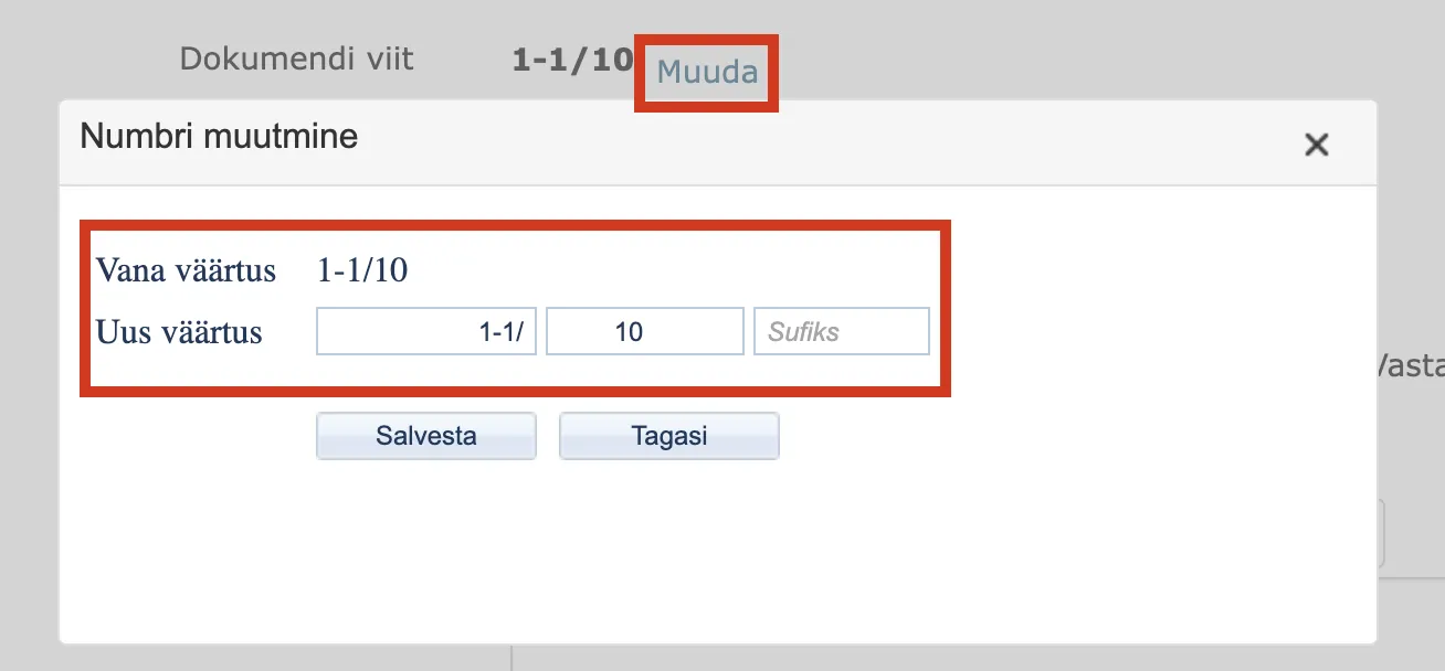 !Dokumendi numbri kontroll