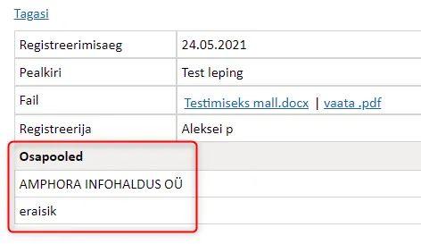 !Osapooled avalikus vaates