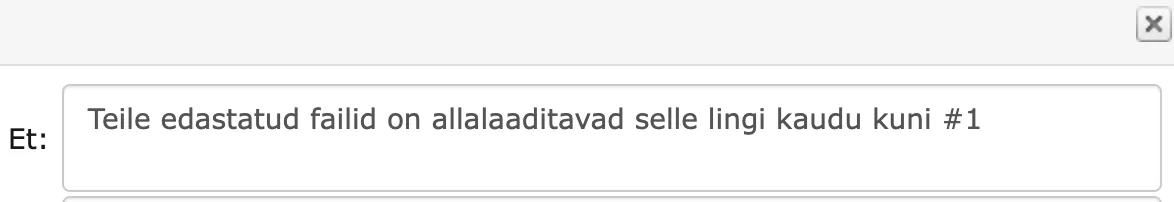 !FileShareFooter näide