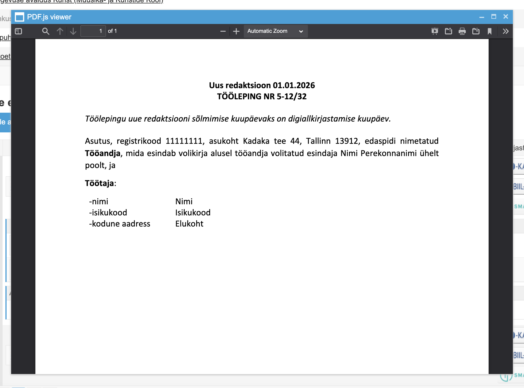 PDF eelvaade