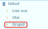 Grupid menüülink