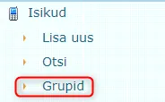 Grupid menüülink