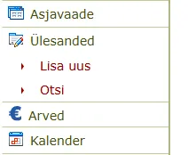 !Ülesanded menüüs